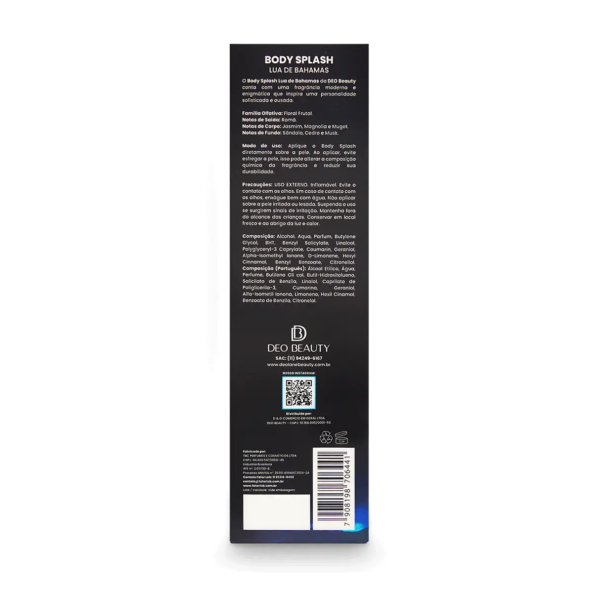Lua de bahamas (body splash) 200ml