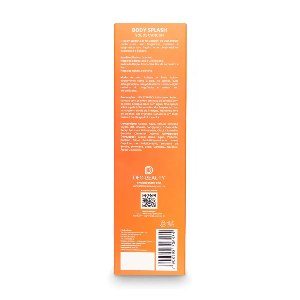 Sol de cancún (body splash) 200ml
