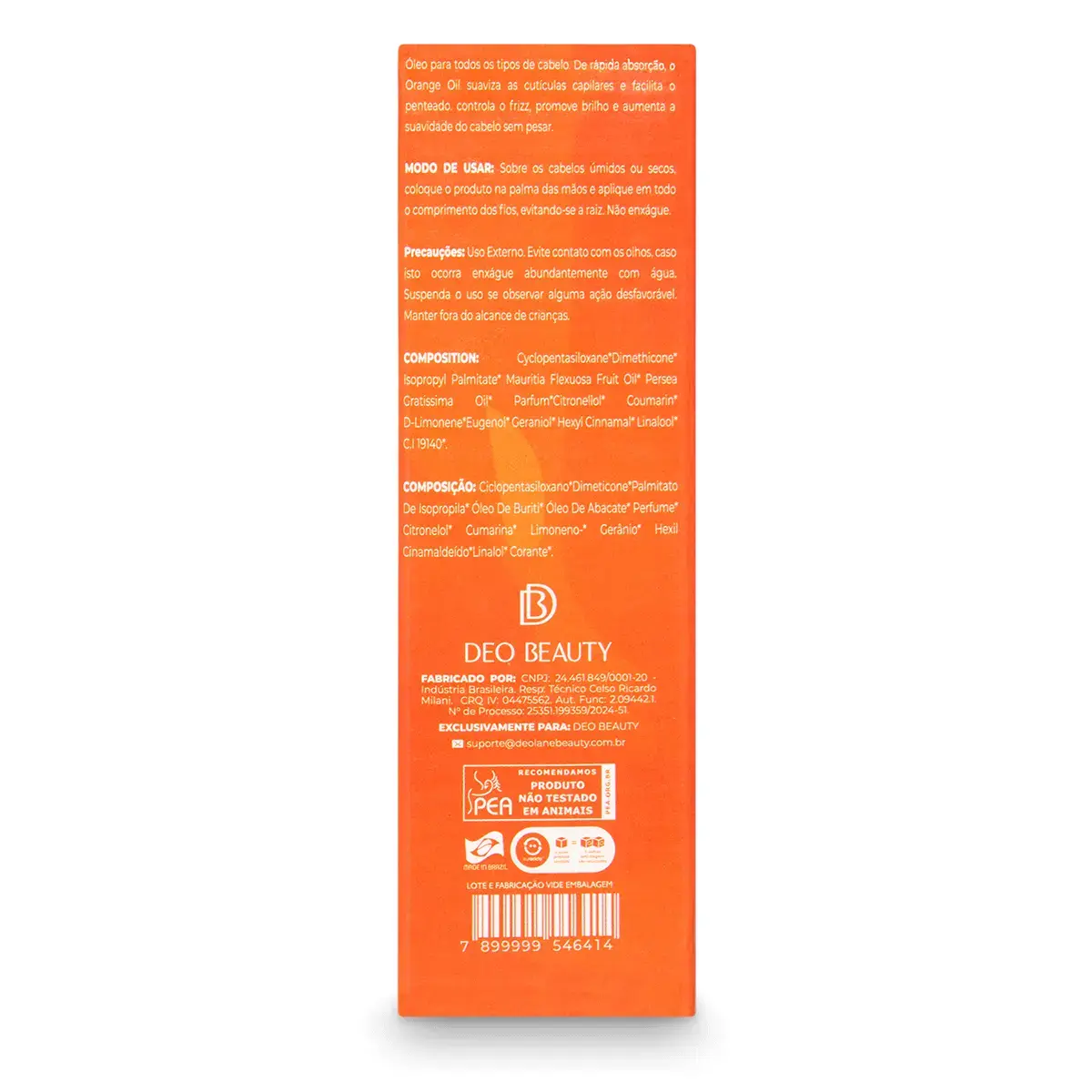 Óleo reparador orange 60 ml