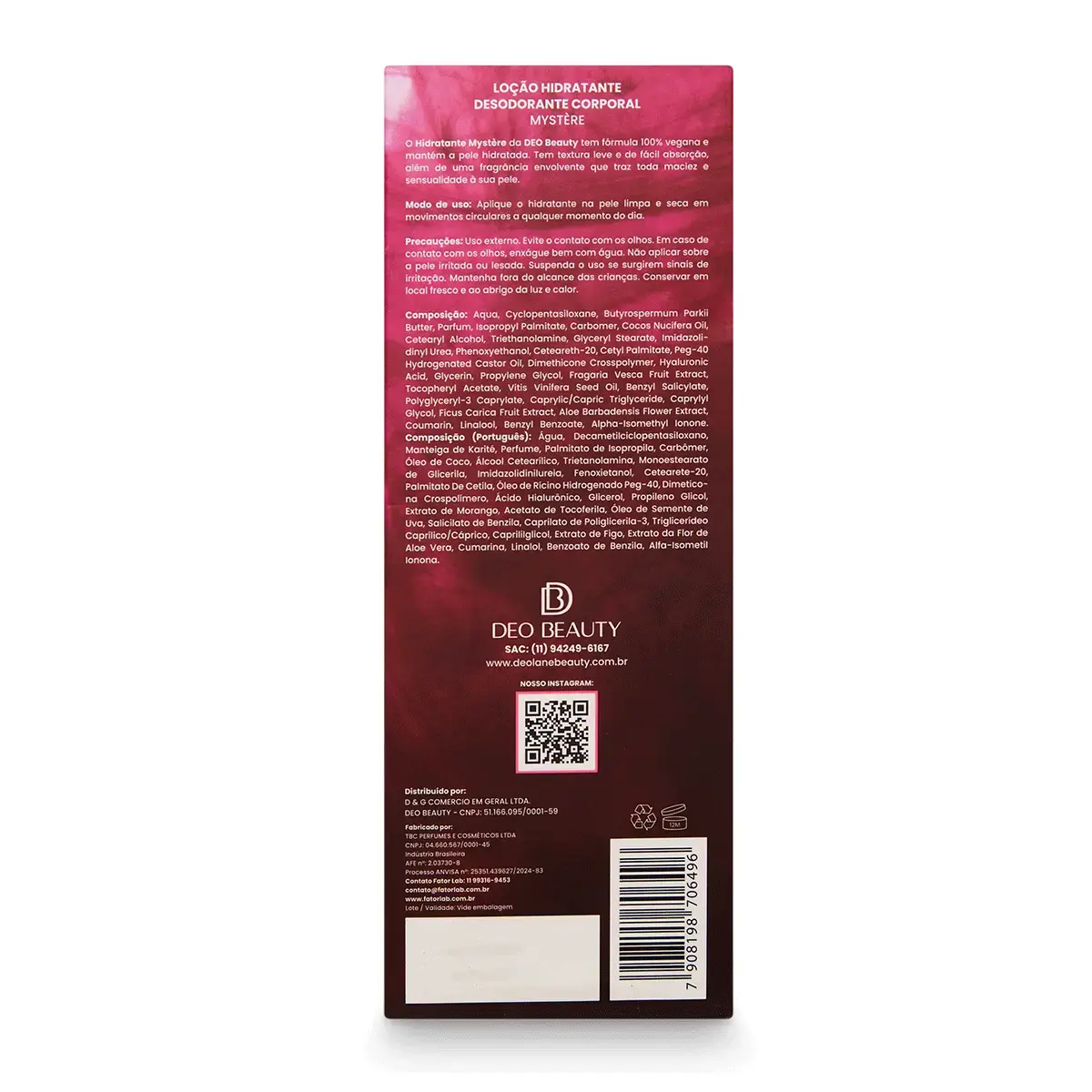 Mysteré (loção hidratante) 200ml