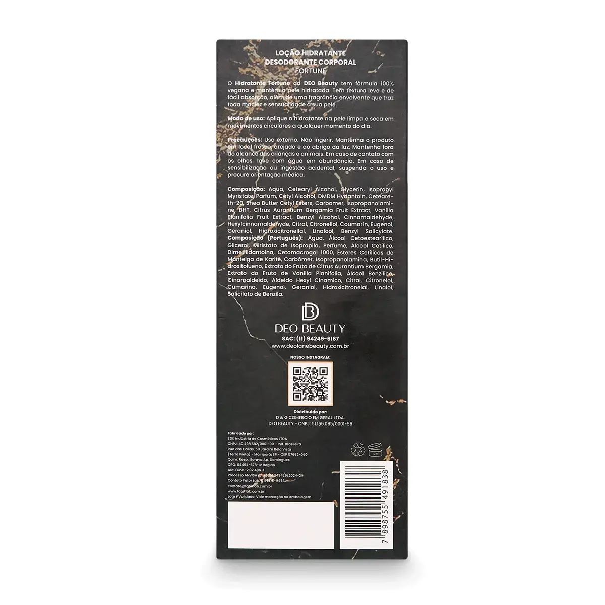 Fortune (loção hidratante) 200ml