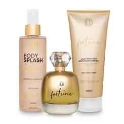 Kit completo fortune - (perfume 100 ml + hidratante 200 ml + body splash 200 ml)