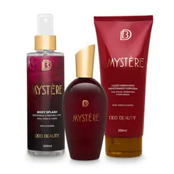 Kit completo mystère - (perfume 100 ml + hidratante 200 ml + body splash 200 ml)